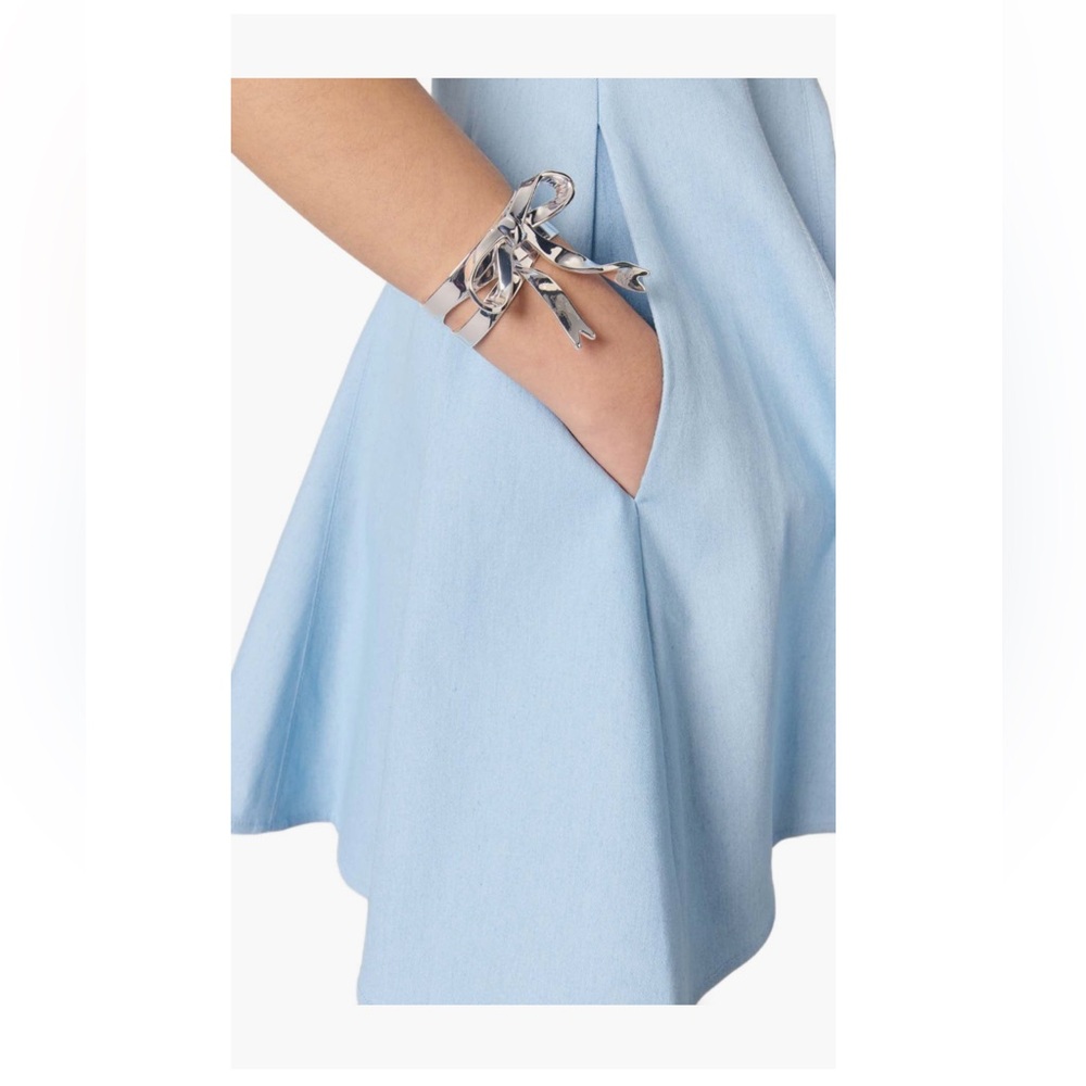 maje Mini flared cotton dress - Picture 5 of 9
